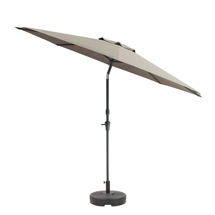 CorLiving 10ft UV and Wind Resistant Tilting Patio Umbrella and Base Image 6