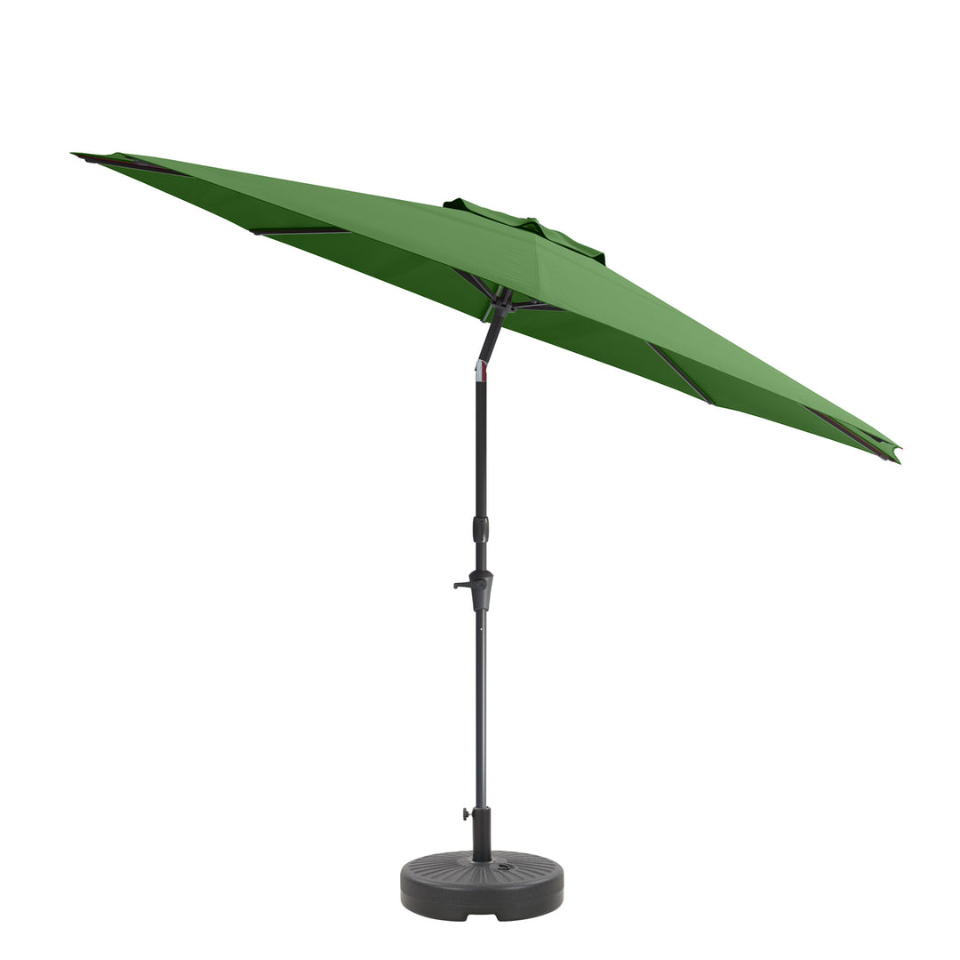CorLiving 10ft UV and Wind Resistant Tilting Patio Umbrella and Base Image 10