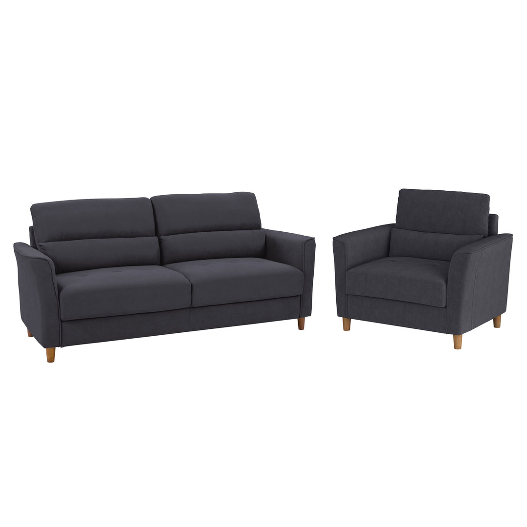 CorLiving Georgia Upholstered Chair and Sofa Set - 2pcs Image 1