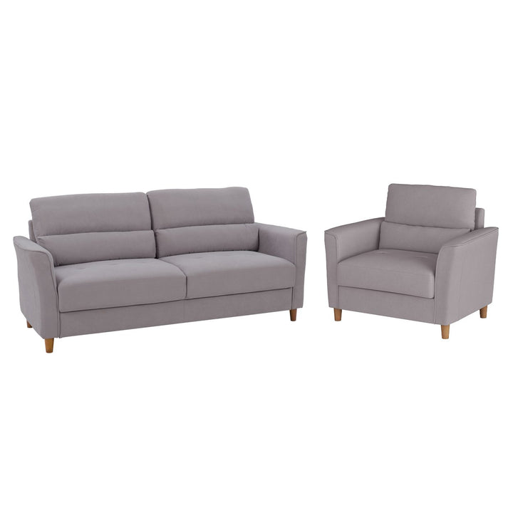 CorLiving Georgia Upholstered Chair and Sofa Set - 2pcs Image 1