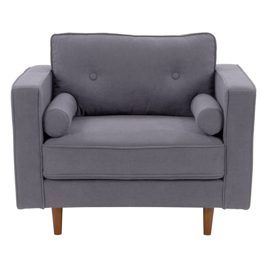 CorLiving Mulberry Fabric Upholstered Modern Accent Chair Image 1