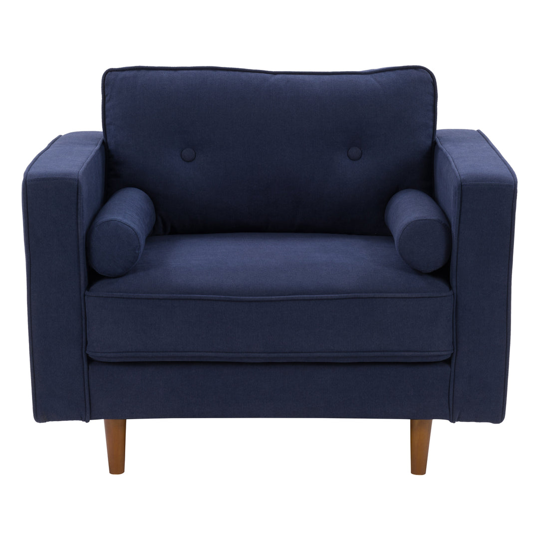 CorLiving Mulberry Fabric Upholstered Modern Accent Chair Image 6