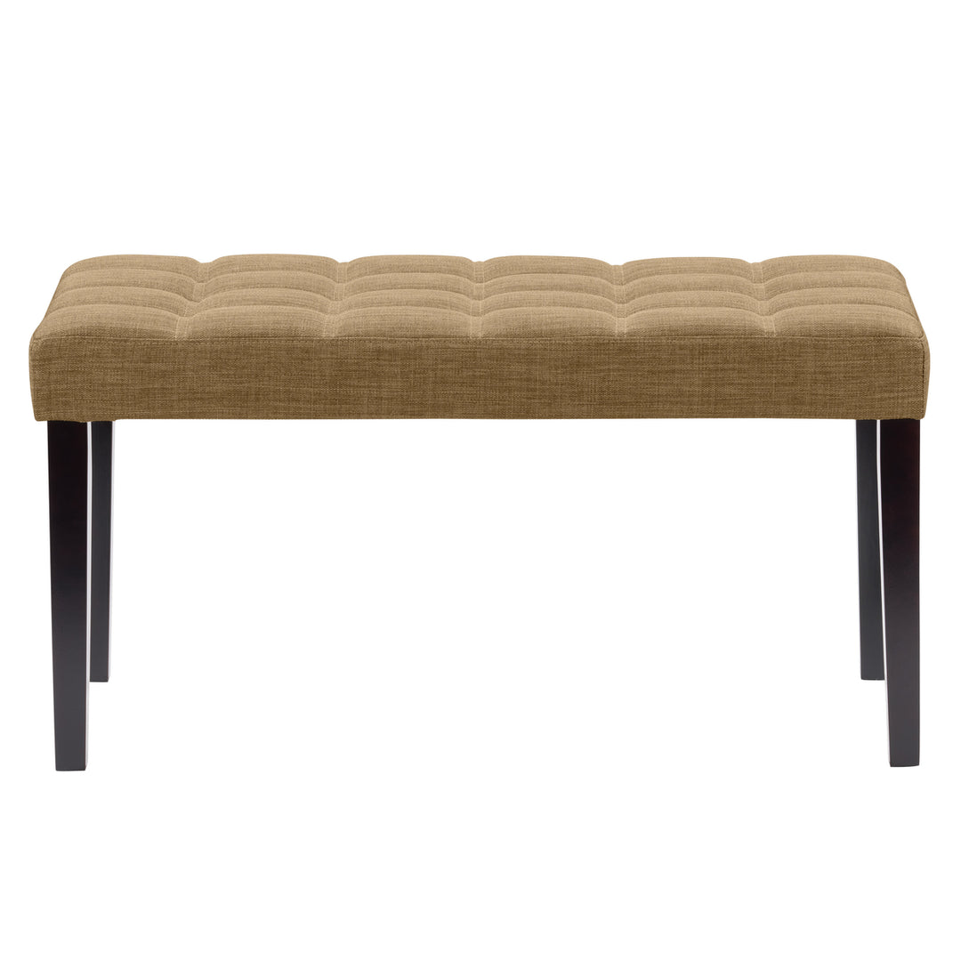 CorLiving California Fabric Tufted Bench Image 7