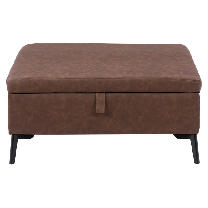 CorLiving Linden Square Storage Ottoman Image 6