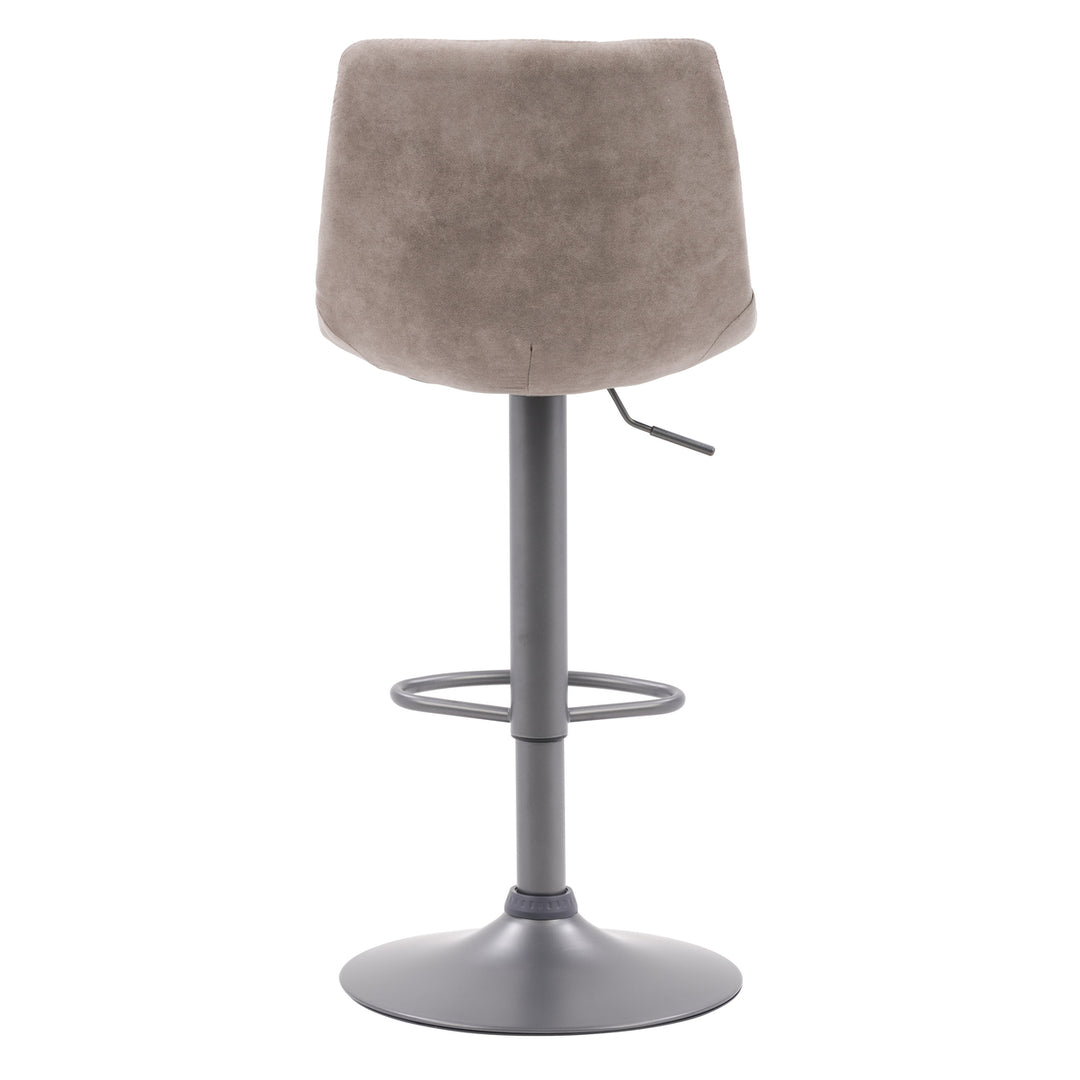 CorLiving Palmer Adjustable Square Tufted Barstool, Set of 2 Image 5