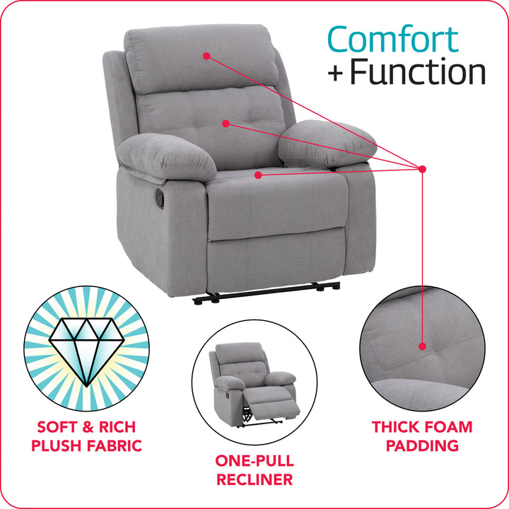 CorLiving Oren Manual Recliner Image 3