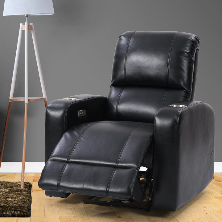 CorLiving Oren PU Theatre Recliner Image 2