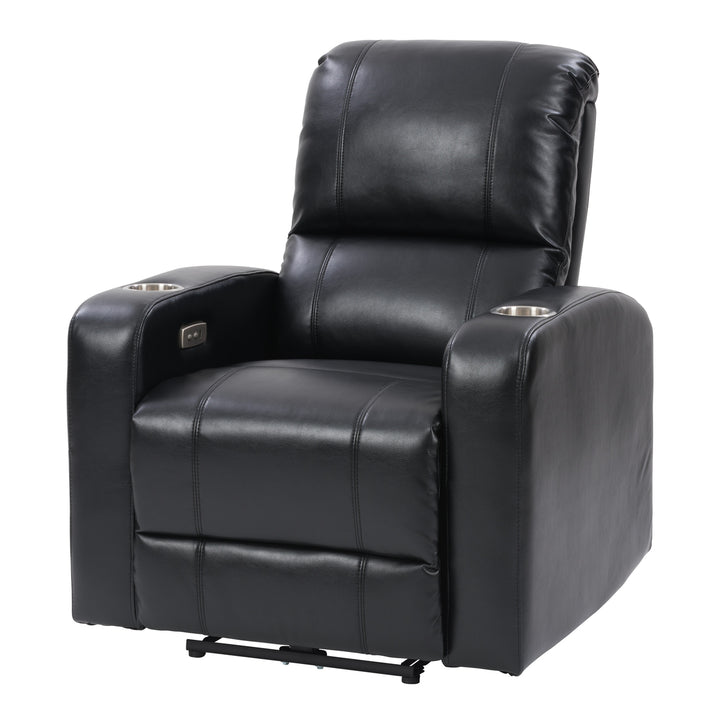 CorLiving Oren PU Theatre Recliner Image 5