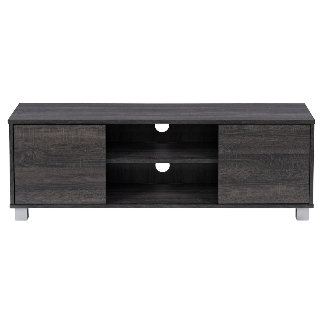 CorLiving Hollywood Wood Grain TV Stand with Doors for TVs up to 55" Image 1