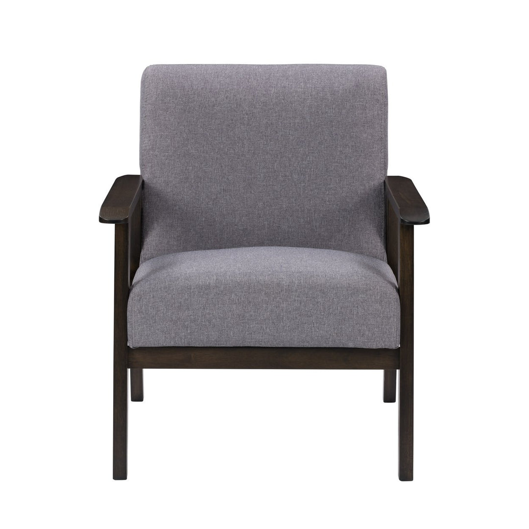 CorLiving Greyson Wood Armchair Image 1