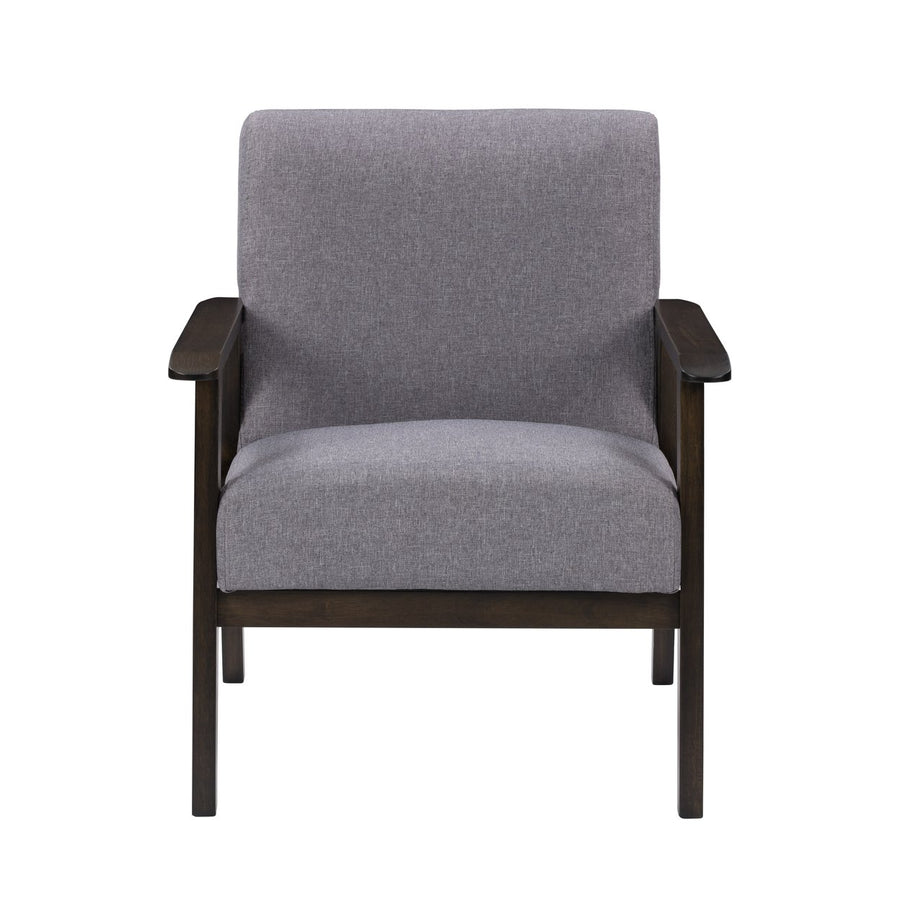 CorLiving Greyson Wood Armchair Image 1