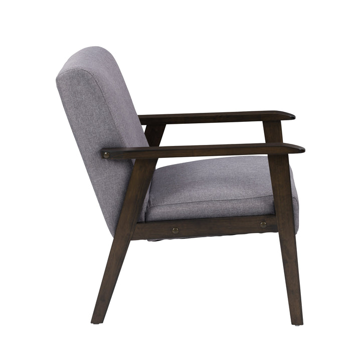 CorLiving Greyson Wood Armchair Image 3