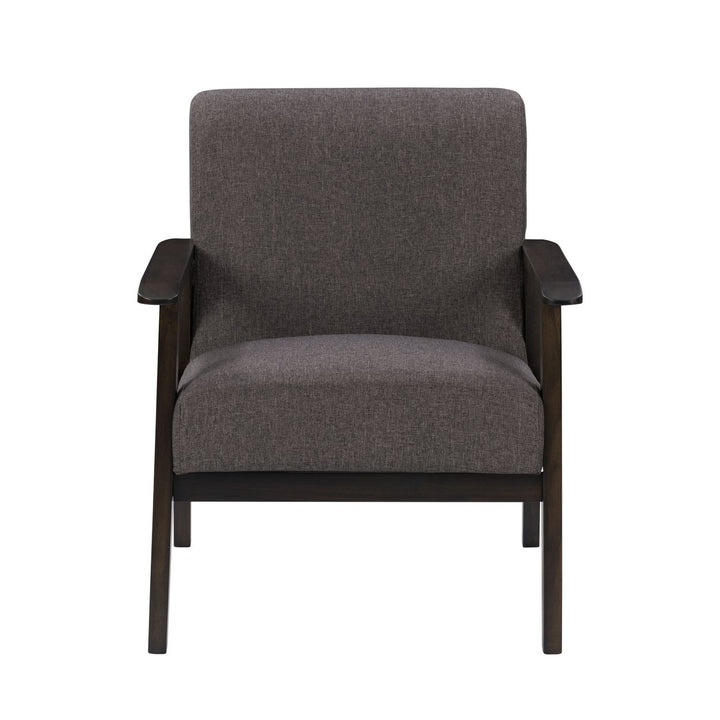 CorLiving Greyson Wood Armchair Image 6