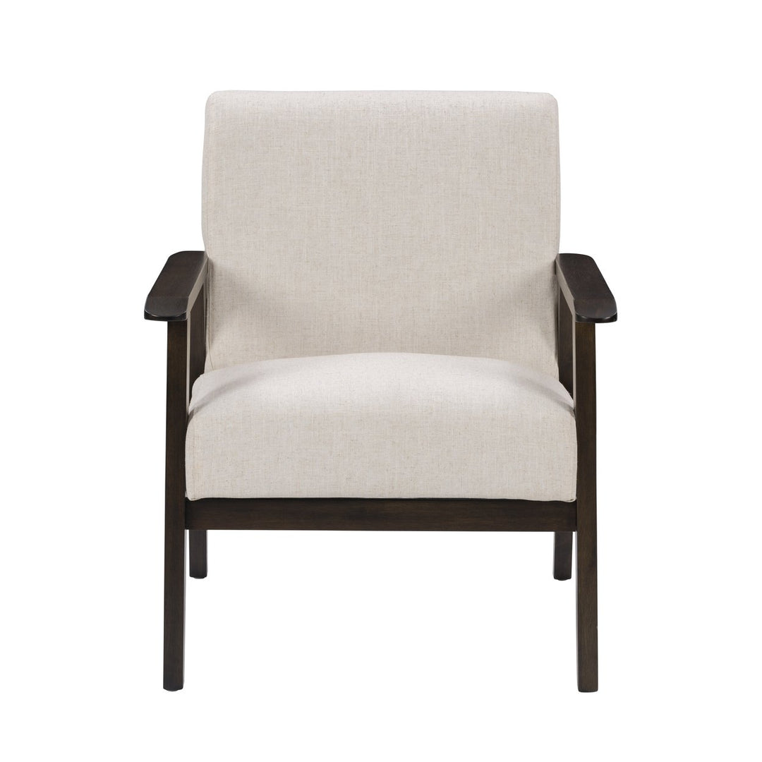 CorLiving Greyson Wood Armchair Image 7