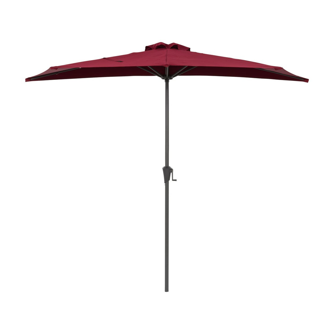 CorLiving 8.5Ft UV Resistant Half Umbrella Image 1