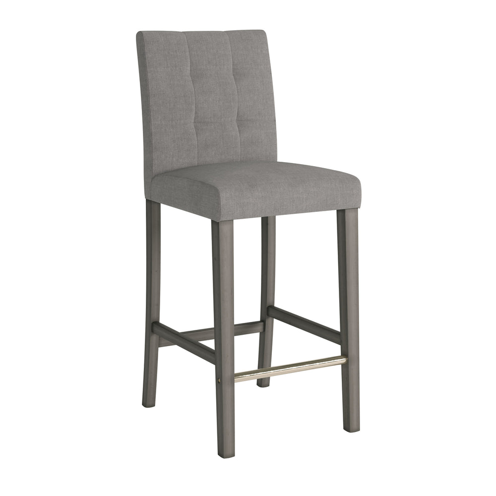 CorLiving Leila Fabric Bar Height Barstool Image 2