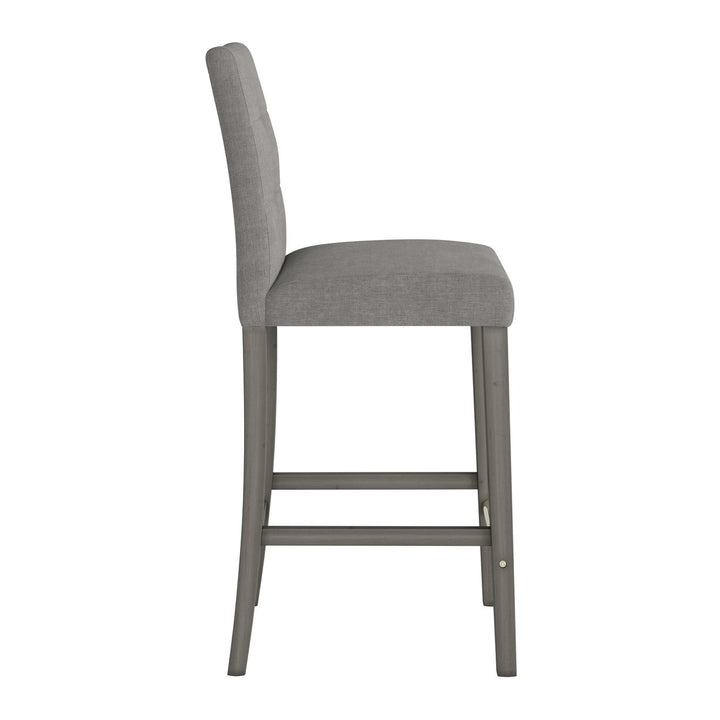 CorLiving Leila Fabric Bar Height Barstool Image 3