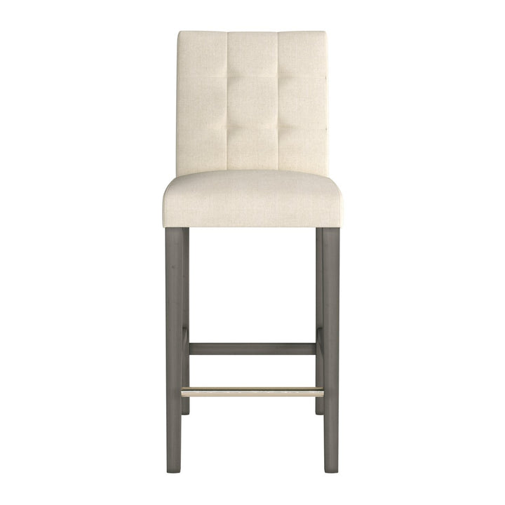 CorLiving Leila Fabric Bar Height Barstool Image 1