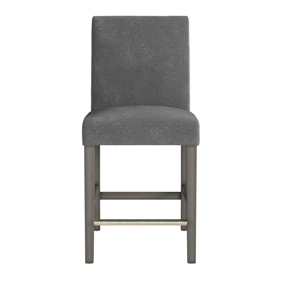 CorLiving Laura Fabric Counter Height Barstool Image 1