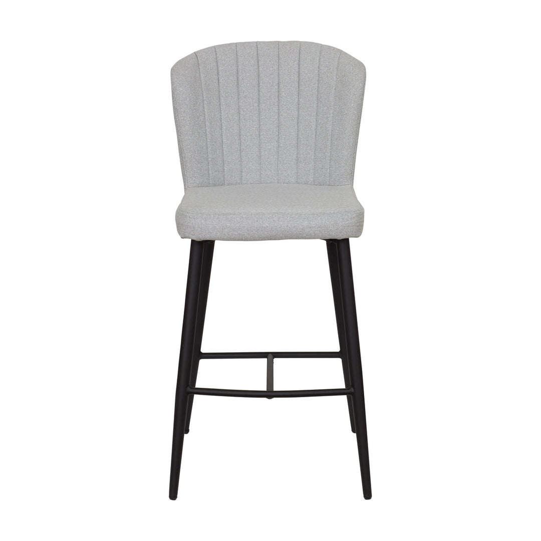 CorLiving Jasper Channel Tufted Barstool Image 1