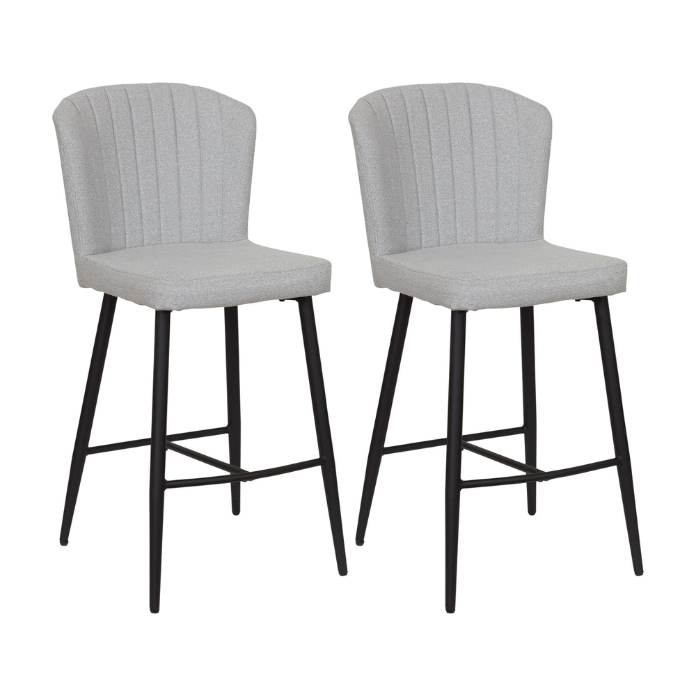 CorLiving Jasper Channel Tufted Barstool Image 2