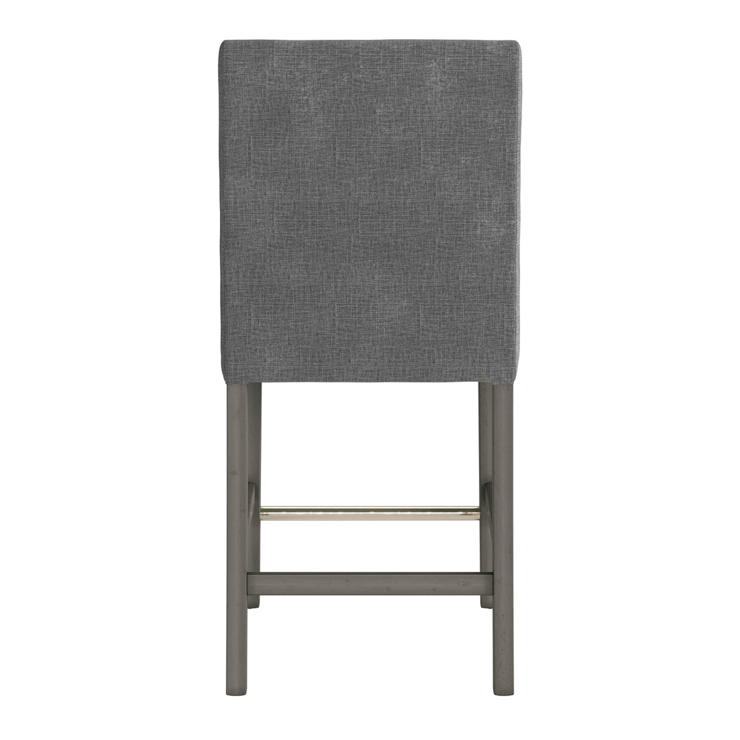 CorLiving Laura Fabric Counter Height Barstool Image 4