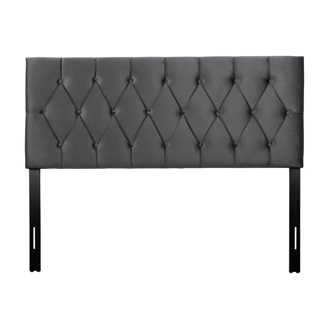 CorLiving Catalina Velvet Headboard, Queen Image 1