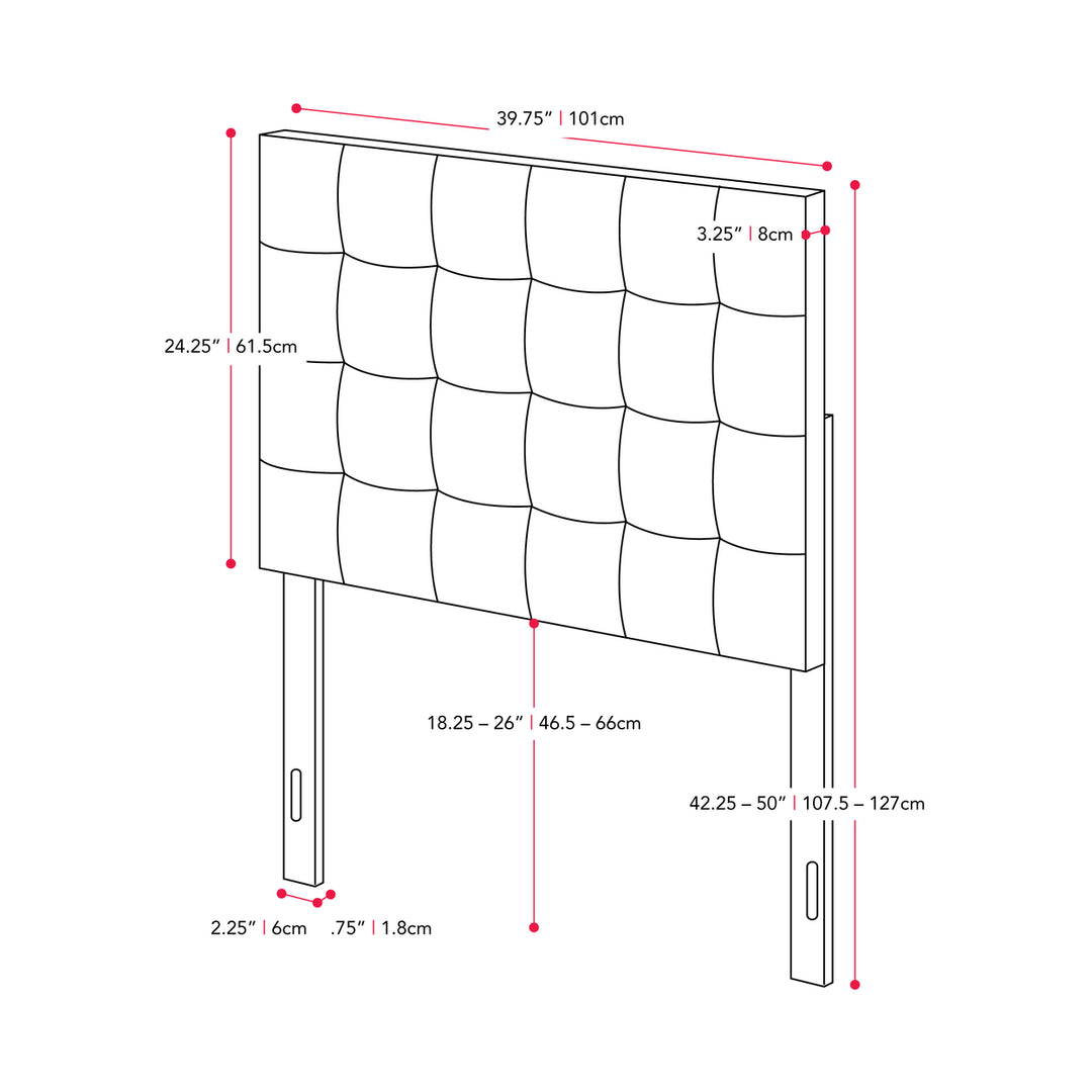 CorLiving Valencia Headboard, Single/Twin Image 4