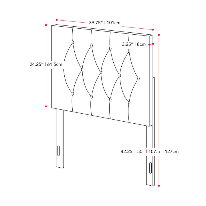 CorLiving Valencia Headboard, Single/Twin Image 5