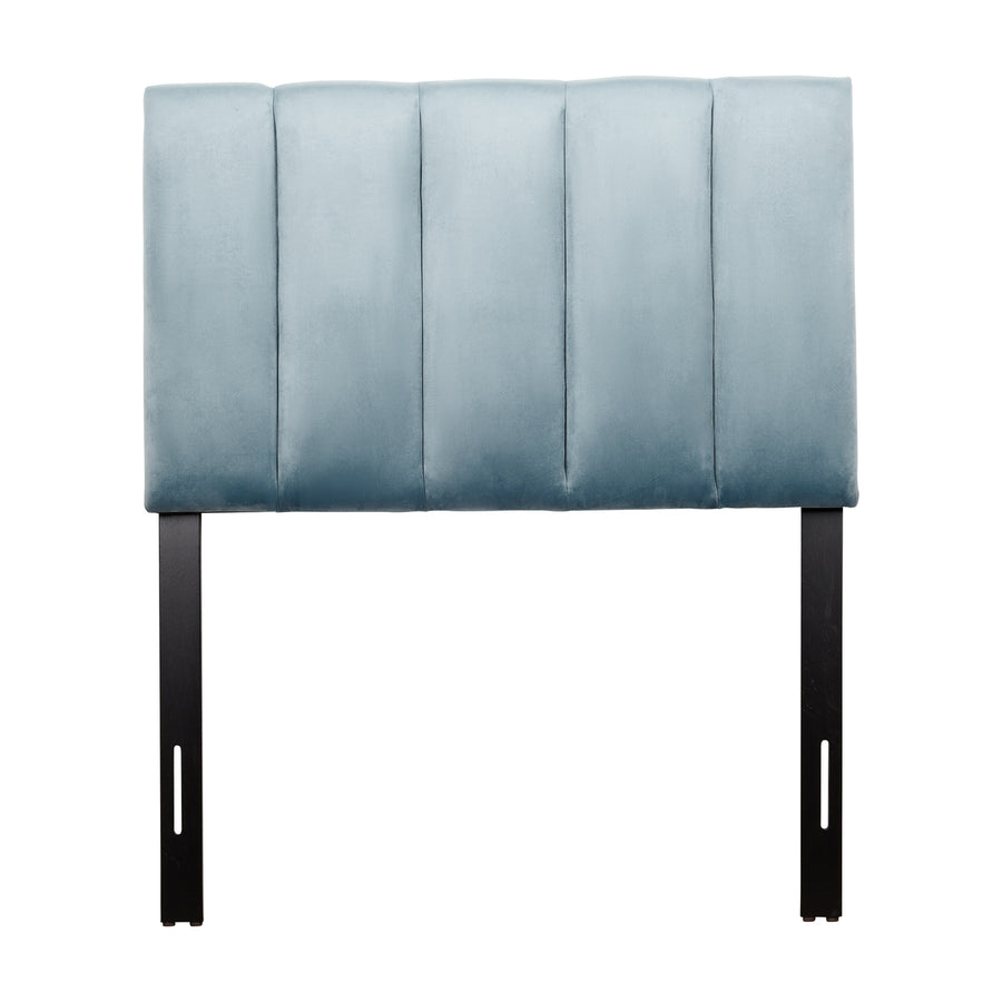 CorLiving Helena Velvet Headboard, Twin/Single Image 1