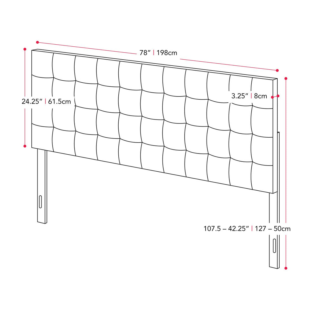 CorLiving Valencia Headboard, King Image 5