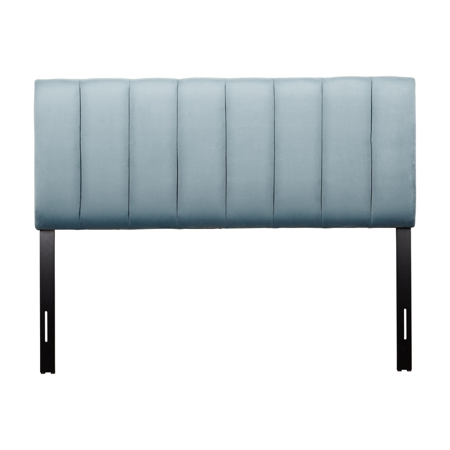 CorLiving Helena Velvet Headboard, Queen Image 1