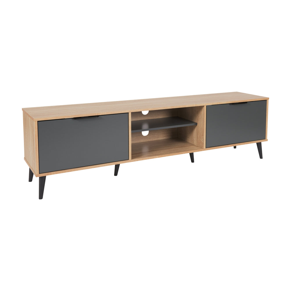 CorLiving TV Bench - Open and Closed Storage, TVs up to 85" Image 2