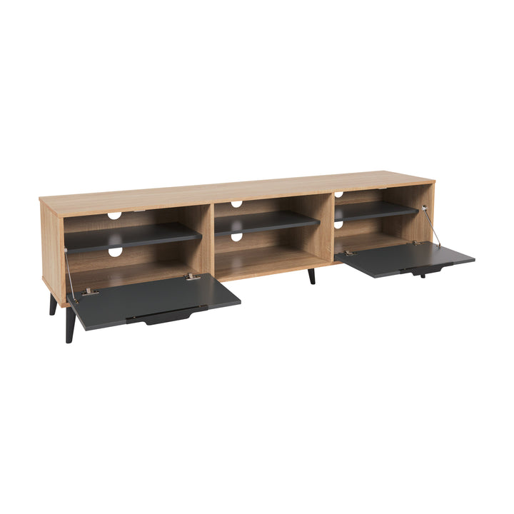 CorLiving TV Bench - Open and Closed Storage, TVs up to 85" Image 3