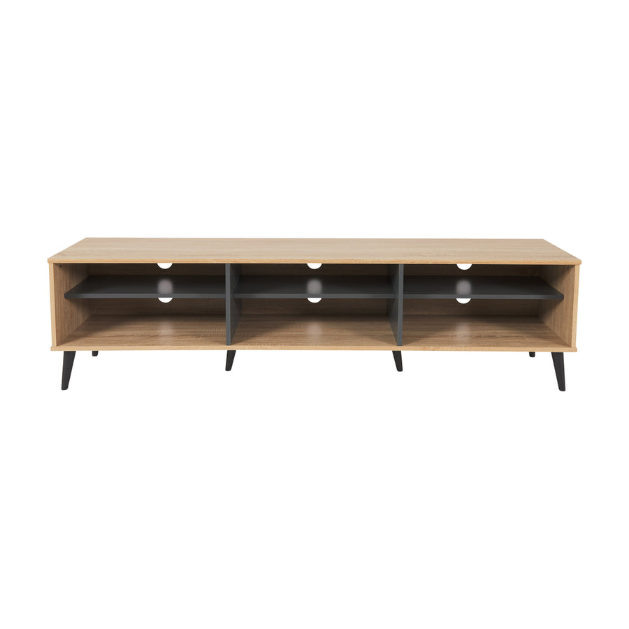 CorLiving TV Bench with Open Shelves, TVs up to 85" Image 1