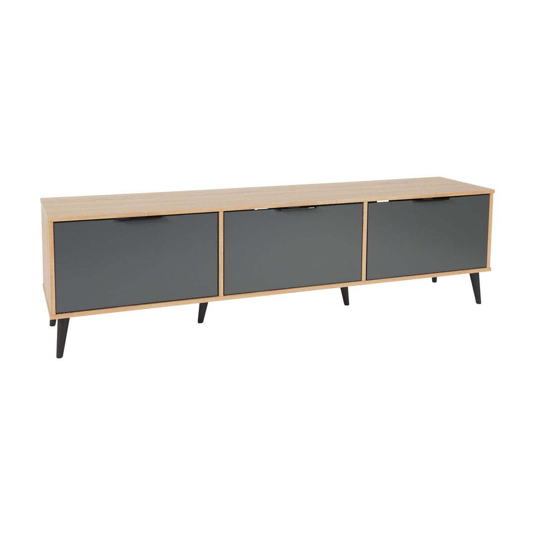 CorLiving TV Bench with Cabinet Storage, TVs up to 85" Image 2