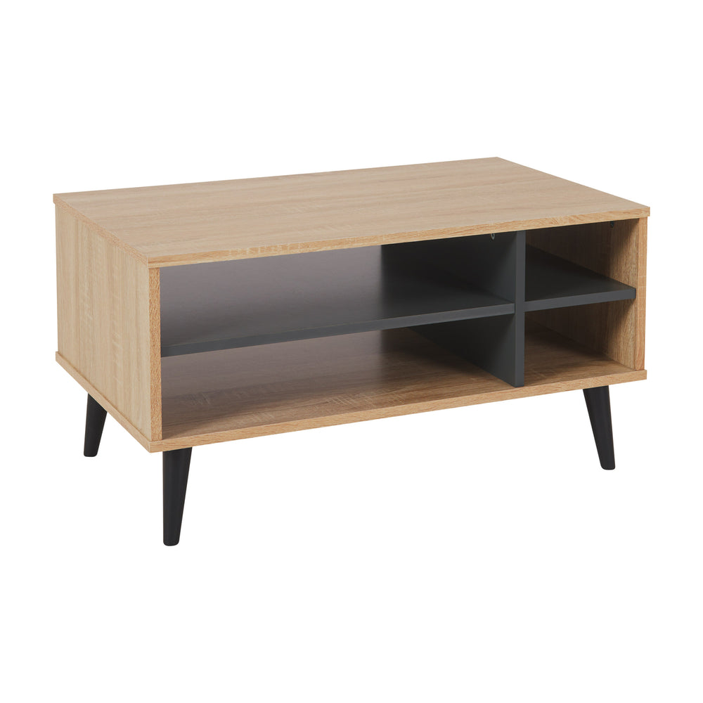 CorLiving Rectangle Coffee Table with Storage Image 2