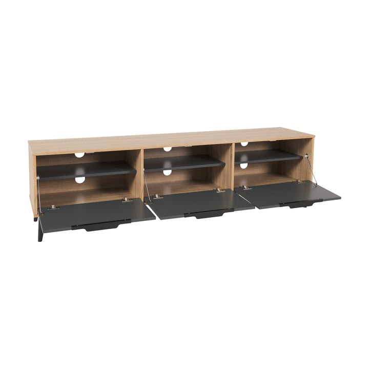 CorLiving TV Bench with Cabinet Storage, TVs up to 85" Image 3