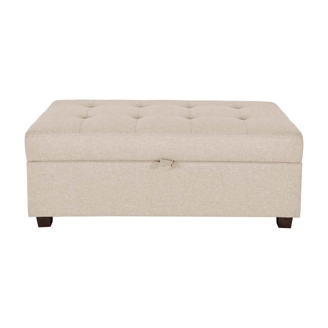 CorLiving Large Storage Ottoman Image 1