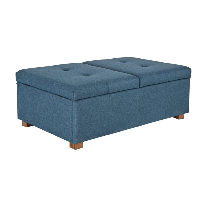 CorLiving Double Storage Ottoman Bench Image 2