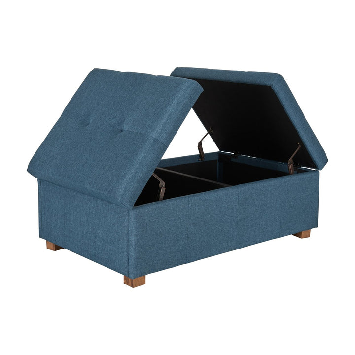 CorLiving Double Storage Ottoman Bench Image 3