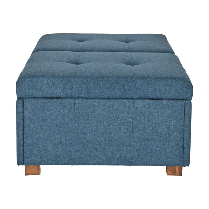 CorLiving Double Storage Ottoman Bench Image 4