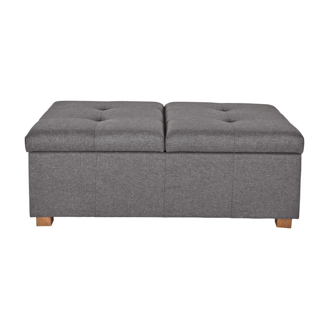 CorLiving Double Storage Ottoman Bench Image 6