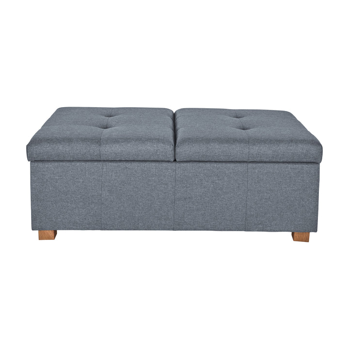 CorLiving Double Storage Ottoman Bench Image 7