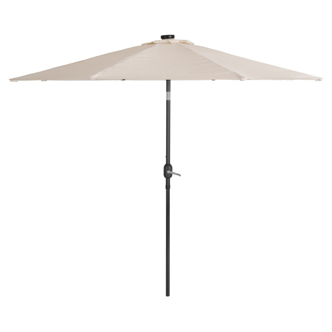 CorLiving 9ft Patio Umbrella with Lights, Tilting Image 8