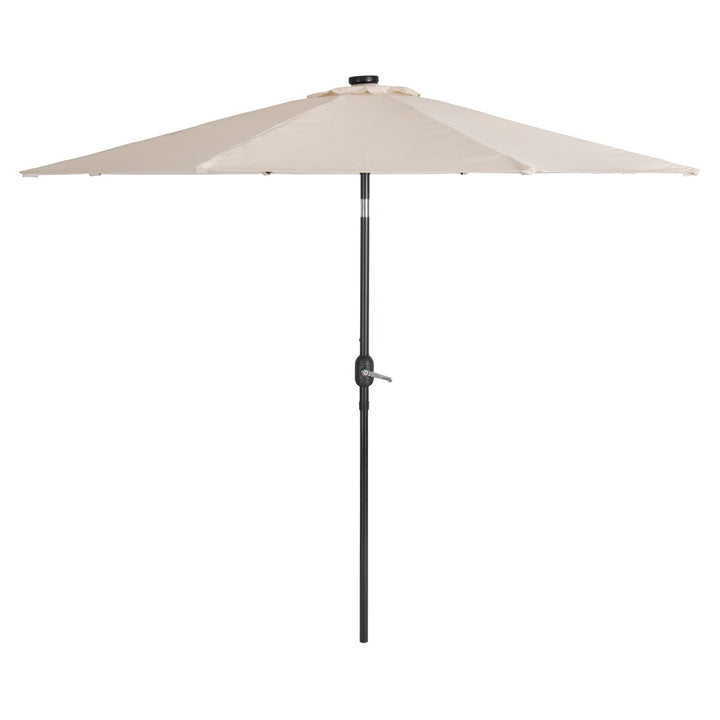 CorLiving 9ft Patio Umbrella with Lights, Tilting Image 8