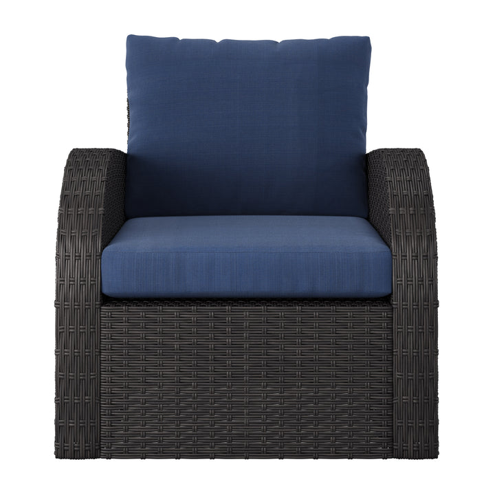 CorLiving Brisbane Outdoor Wicker Chair Image 6