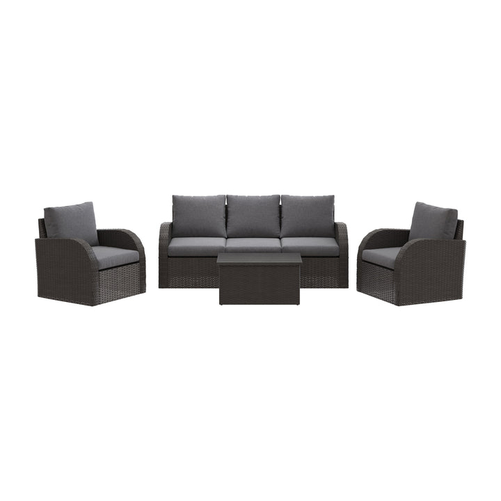 CorLiving Brisbane Outdoor Sofa 6-Piece Set Image 1