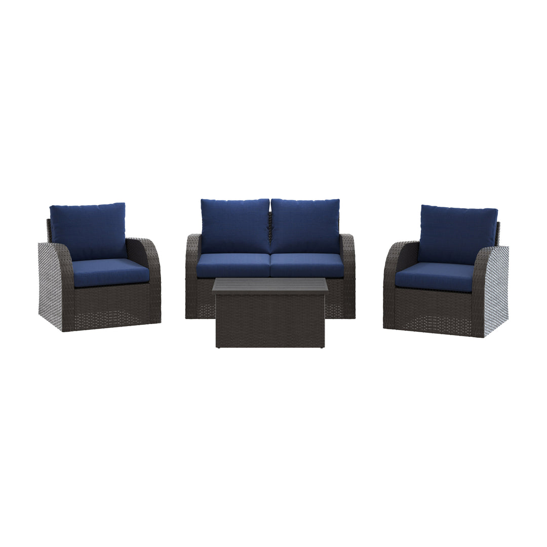 CorLiving Brisbane Outdoor Loveseat 5-Piece Set Image 6