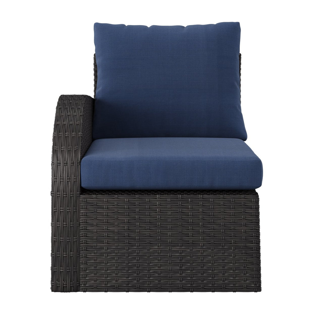 CorLiving Brisbane Outdoor Sectional Chair, Left Arm Image 1